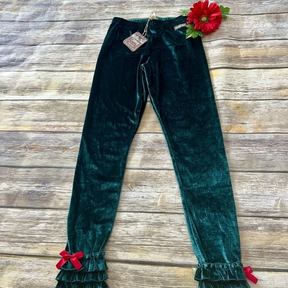 🍎NWT MATILDA JANE TINSEL RUFFLE LEGGINS - Picture 8 of 10